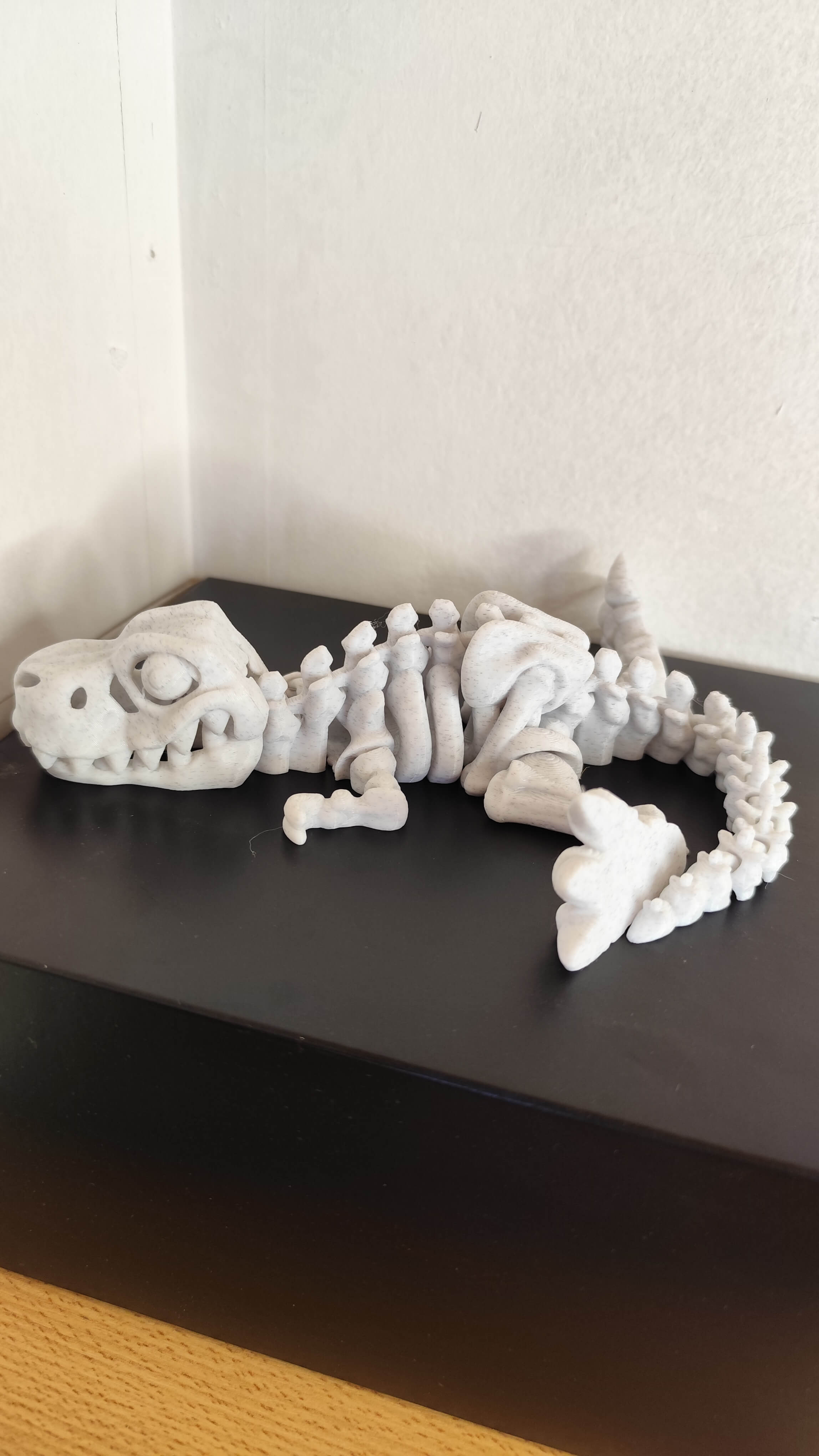 imagen de una impresion en 3D de Esqueleto de Dinosaurio